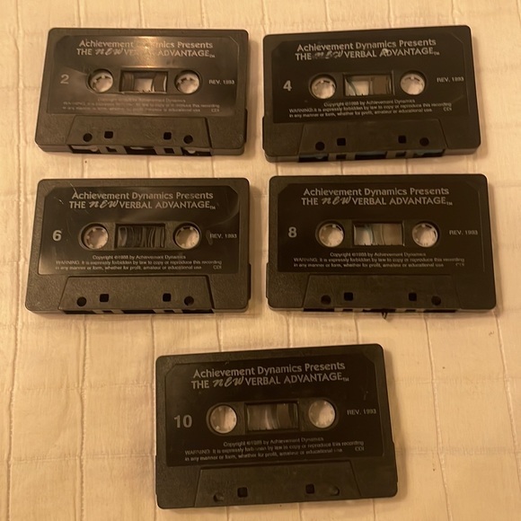 Achievement dynamics the new verbal advantage Cassette tapes - Picture 2 of 12